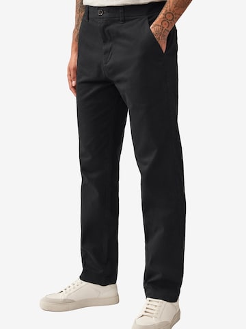 Next Regular Chino Pants in Black: front