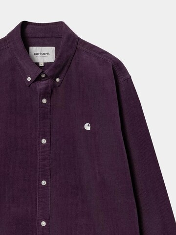 Carhartt WIP Regular Fit Hemd 'Madison' in Lila