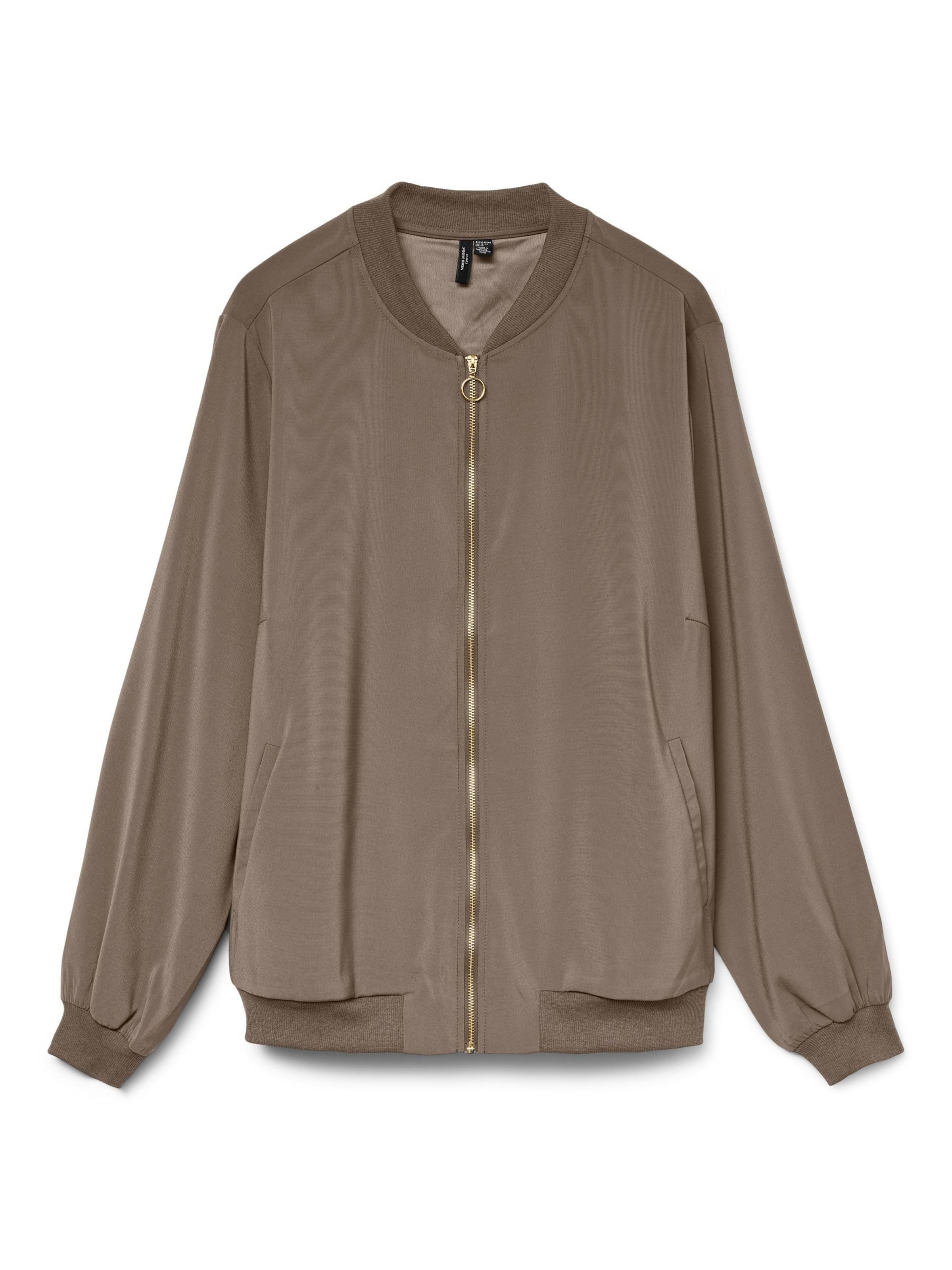 Vero Moda Curve Jacke in Braun: Vorderseite