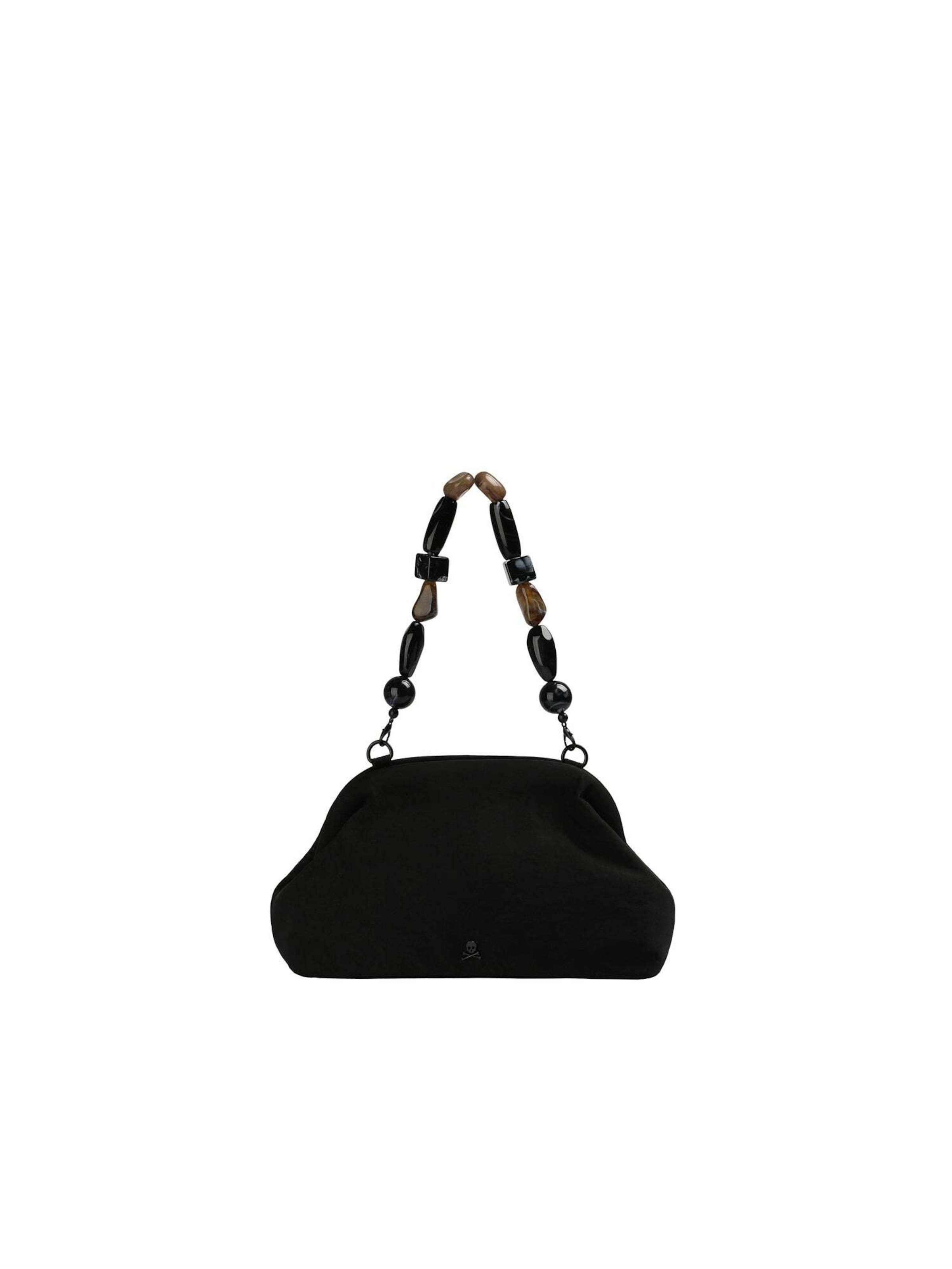 Scalpers Handtasche in Schwarz: Vorderseite