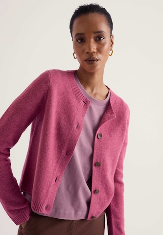 Cardigan ' Tern Tide ' Seasalt Cornwall en rose : devant