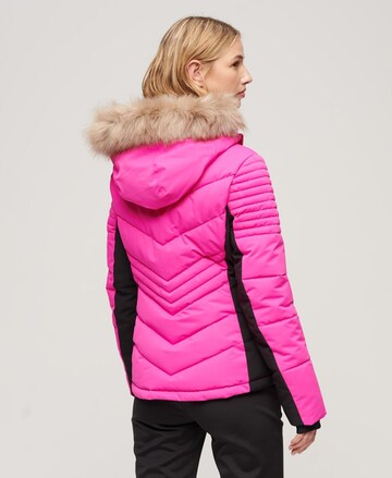 Superdry Athletic Jacket 'Luxe' in Pink