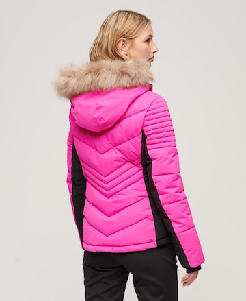 Superdry Sportjacke 'Luxe' in Pink