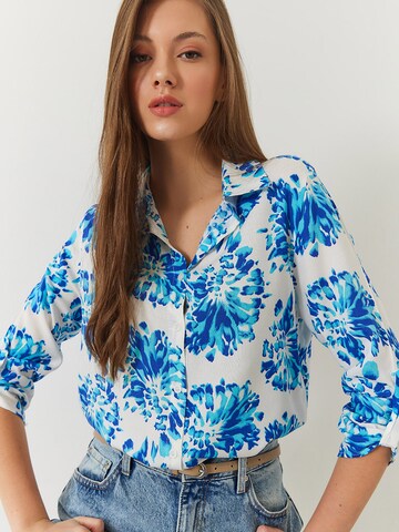 Bianco Lucci Blouse in Blue