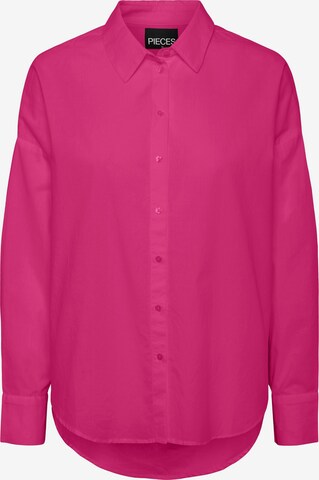 PIECES Blouse 'Tanne' in Pink: front