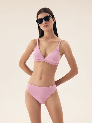 ESOTIQ Triangle Bikini Top 'Sunnyday' in Pink