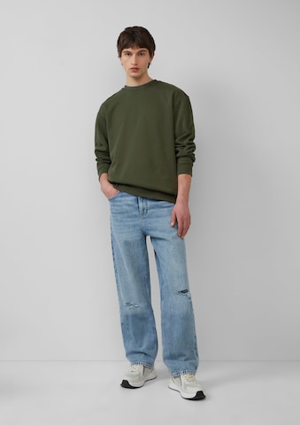 Sweat-shirt QS en vert