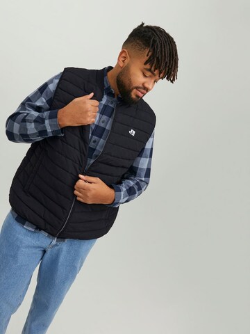 Jack & Jones Plus Vest in Blue