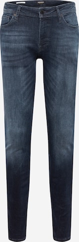 JACK & JONES - Skinny Calças de ganga 'Liam' em azul: frente