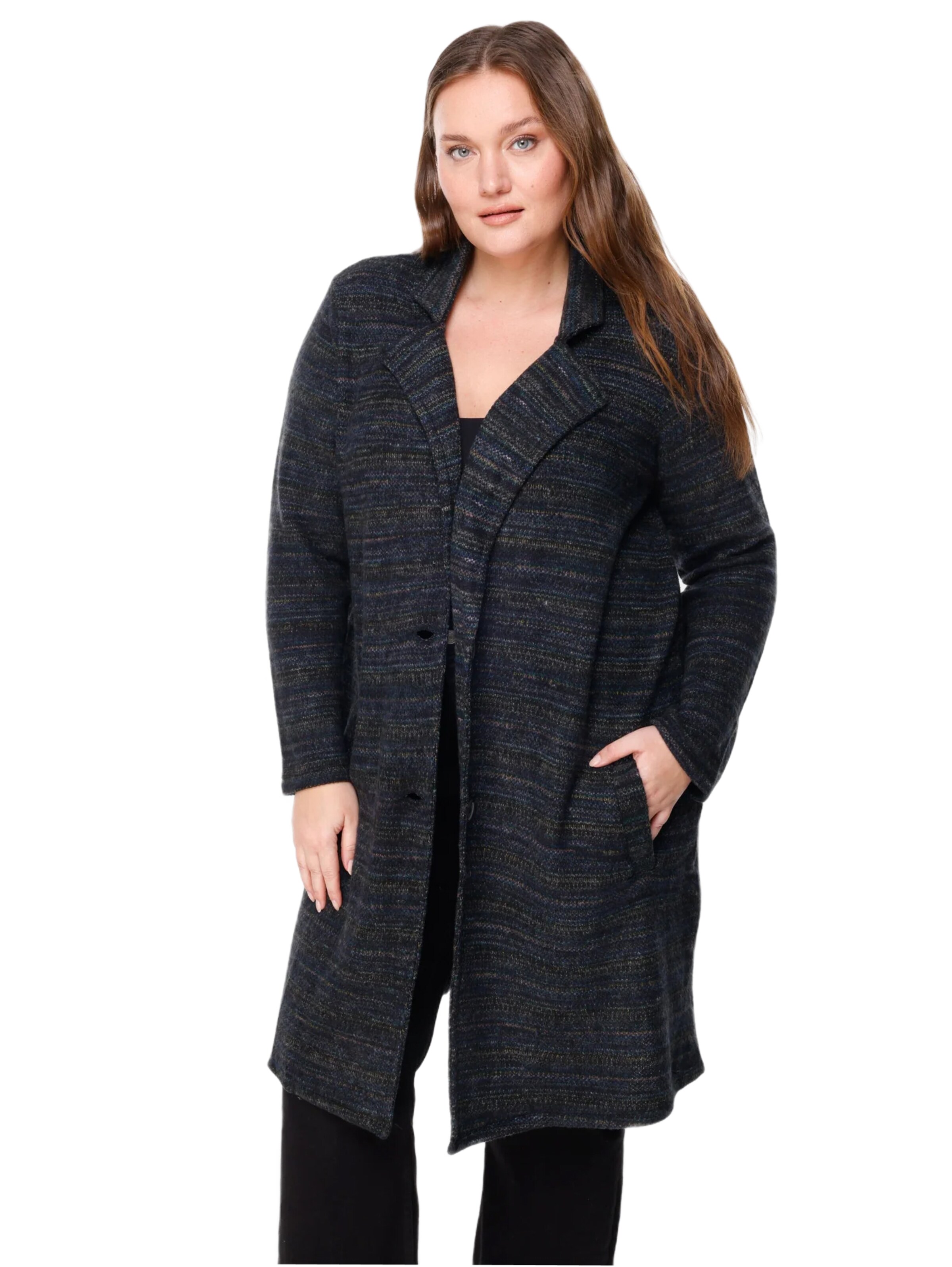 Shape Of You Knit cardigan in Grey: front