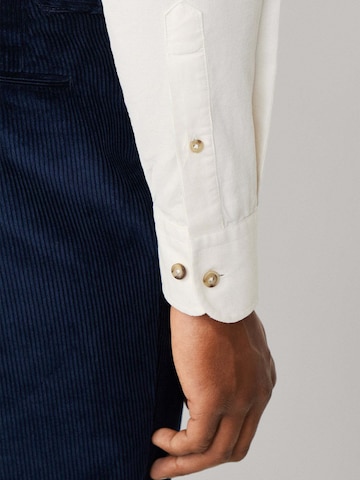 Coupe slim Chemise Hackett London en blanc