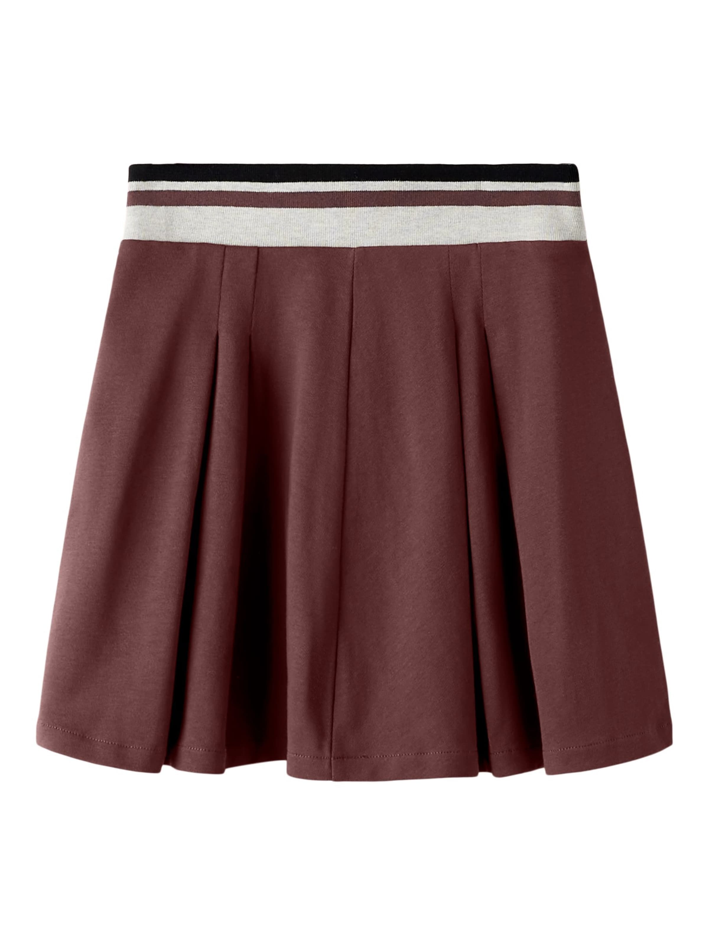 NAME IT - Falda en marrón: frente