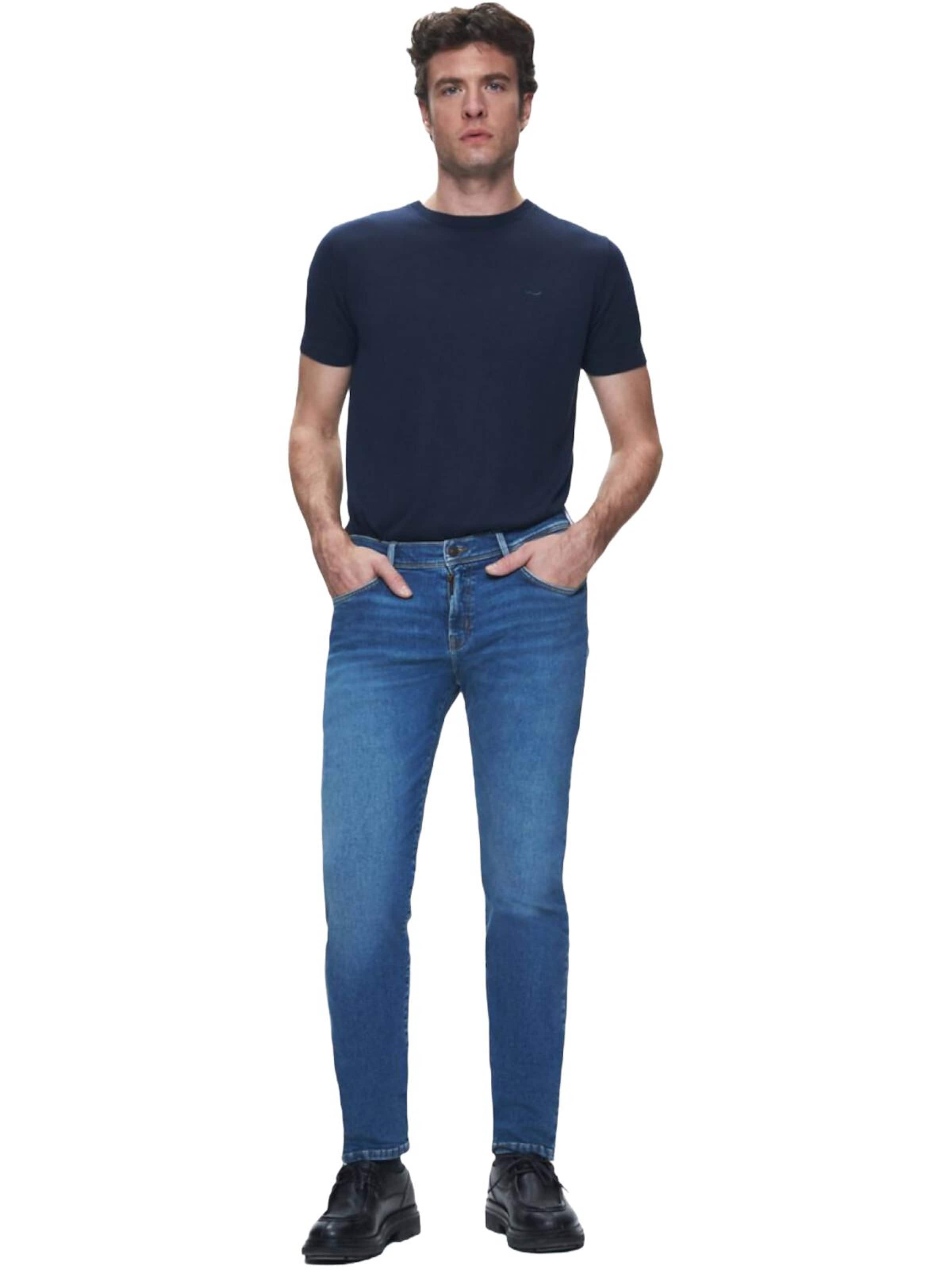 LTB Jeans - Tapered Vaquero 'LTB Jeans Dıego Skinny Leg Mid Waist Jeanshose' en azul: frente
