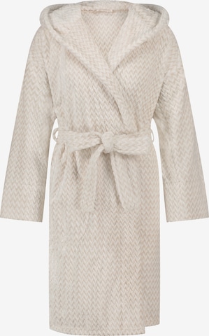 Hunkemöller Short Bathrobe in Beige: front