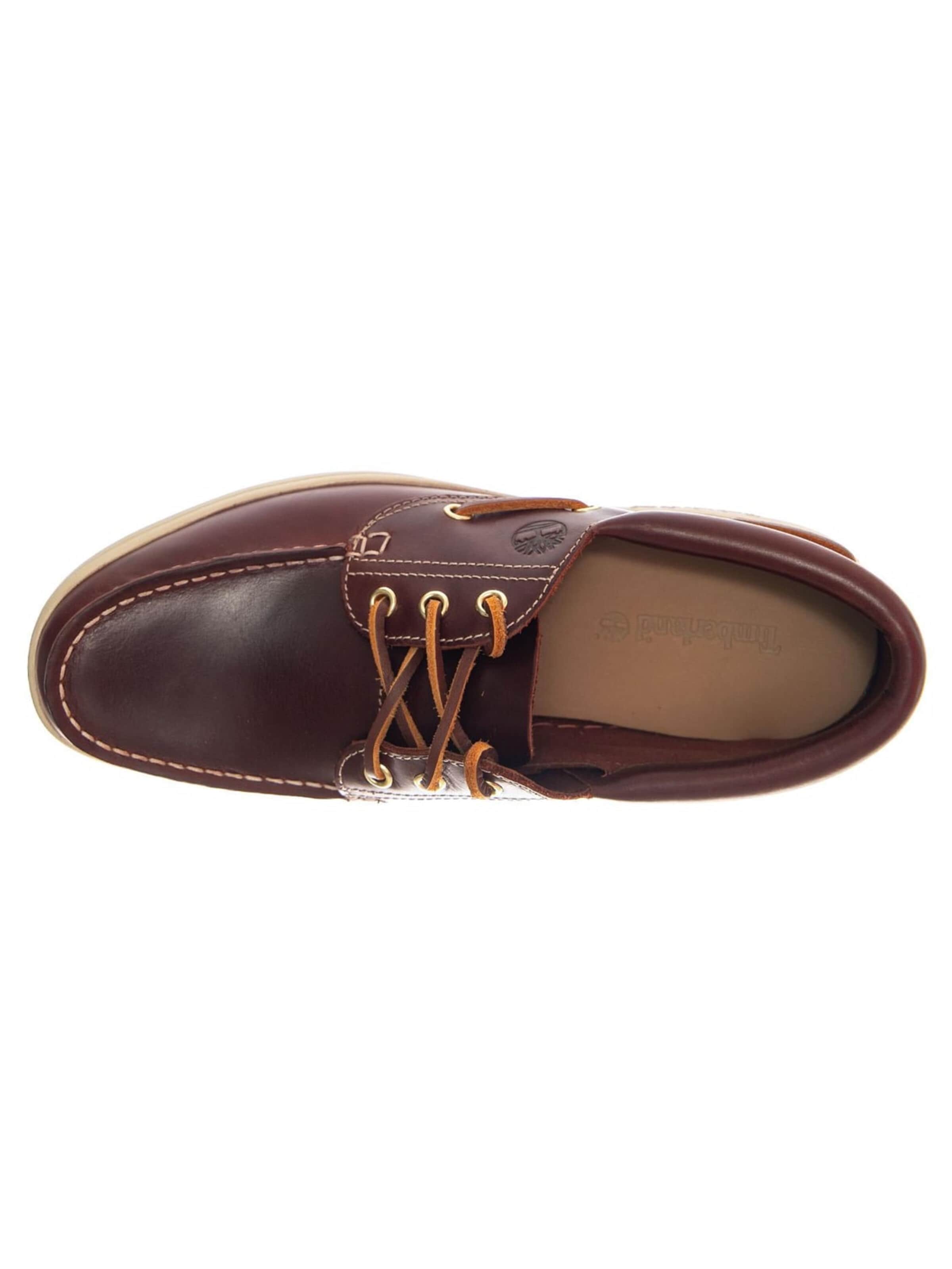 Scarpa stringata 'PORT Boat Shoe BUR F Grain' di TIMBERLAND in marrone