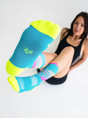 INCYLENCE Athletic Socks 'LADDERS' in Blue