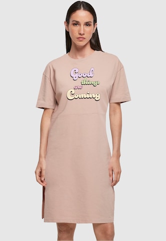 Merchcode Dress 'Good Things' in Pink: front