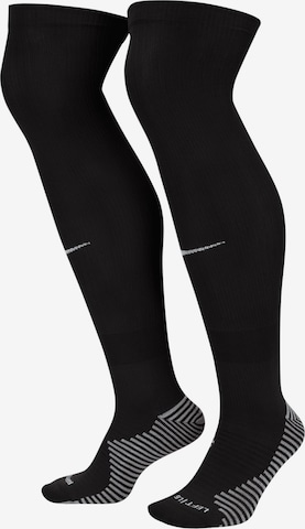 NIKE Soccer Socks in Black: front