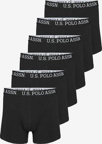 U.S. POLO ASSN. Bokserishortsit 'Walter' värissä musta: etupuoli