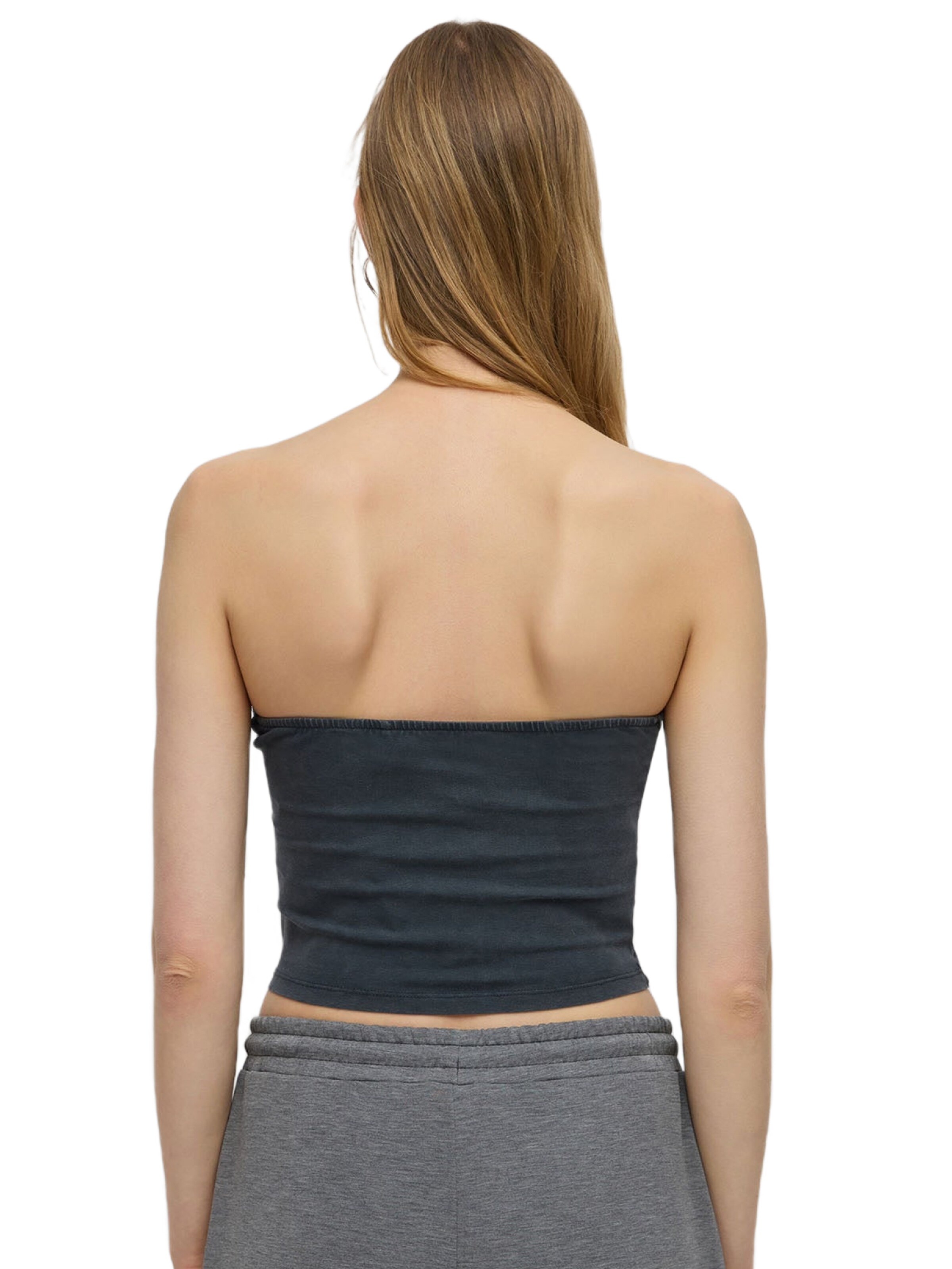 No Matter What Top in Grey