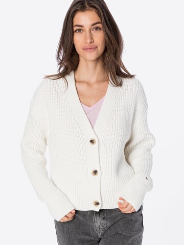 TOMMY HILFIGER Cardigan i beige: forside