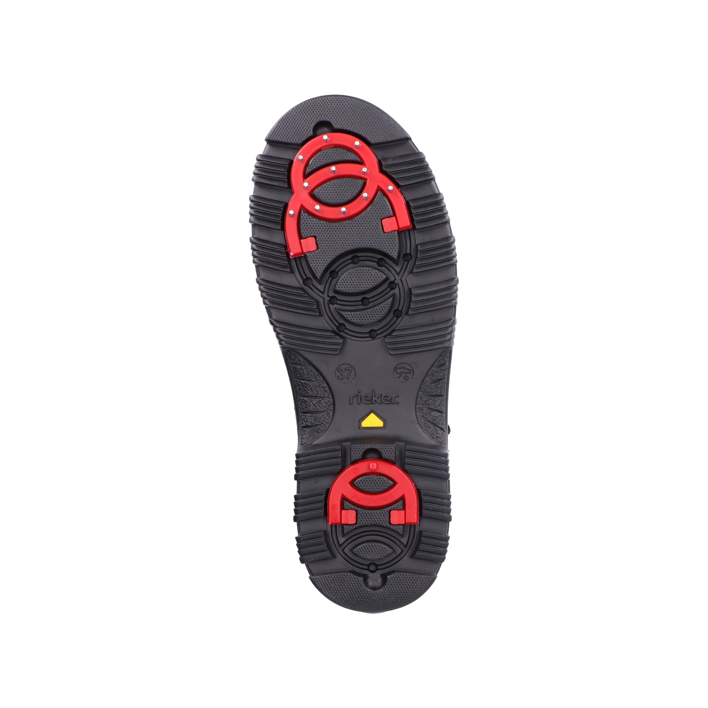 Rieker Lace-Up Ankle Boots in Black