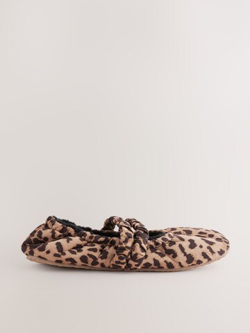 Next Strap ballerina in Brown