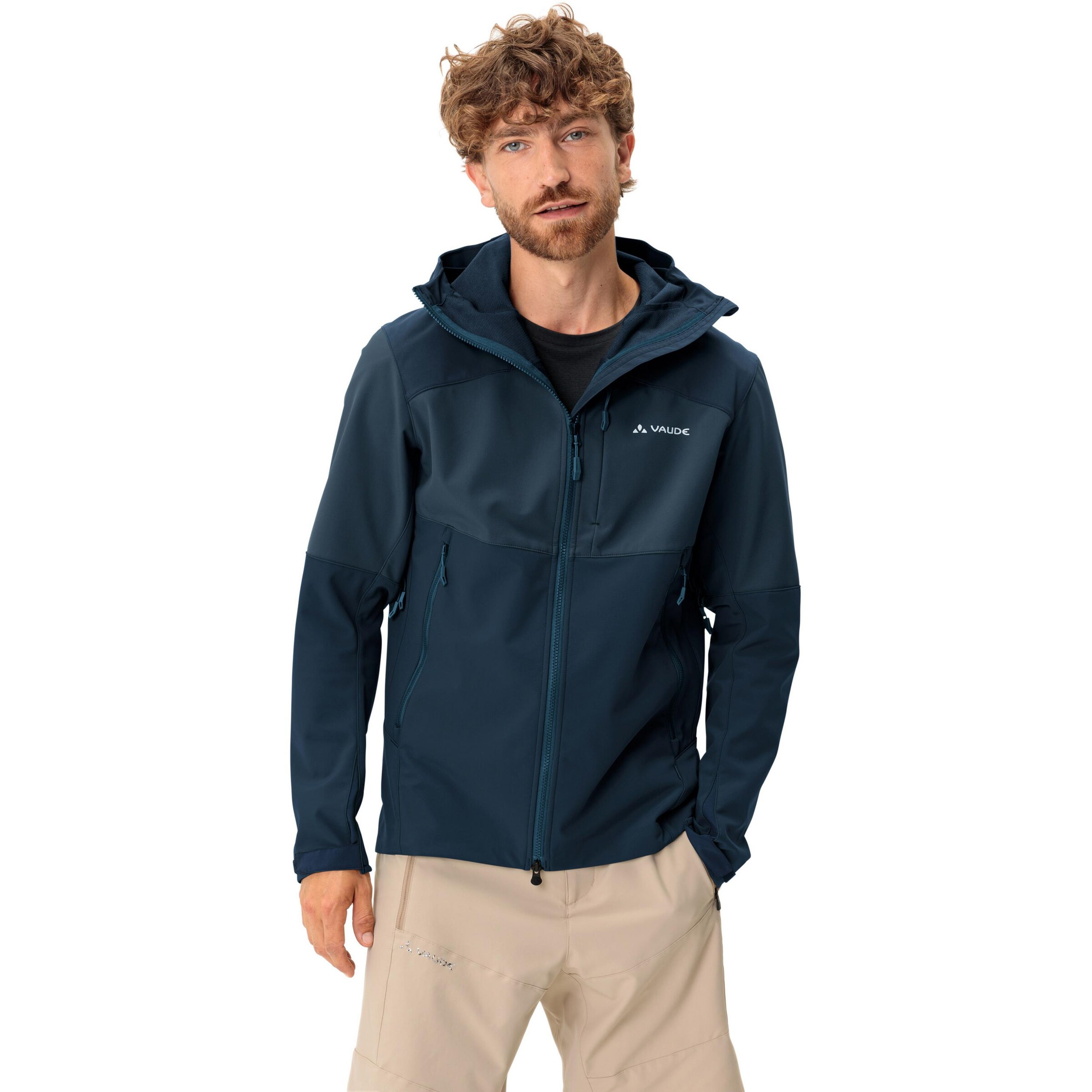VAUDE Outdoorjacke 'Roccia II' in Blau: Vorderseite