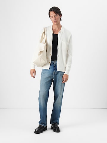 TOMMY HILFIGER Πλεκτή ζακέτα 'ESSENTIAL' σε μπεζ