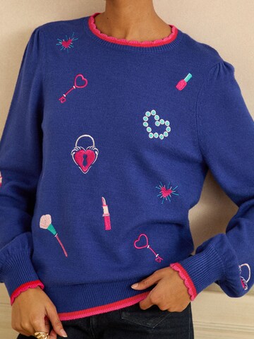 Pullover di love & roses in blu