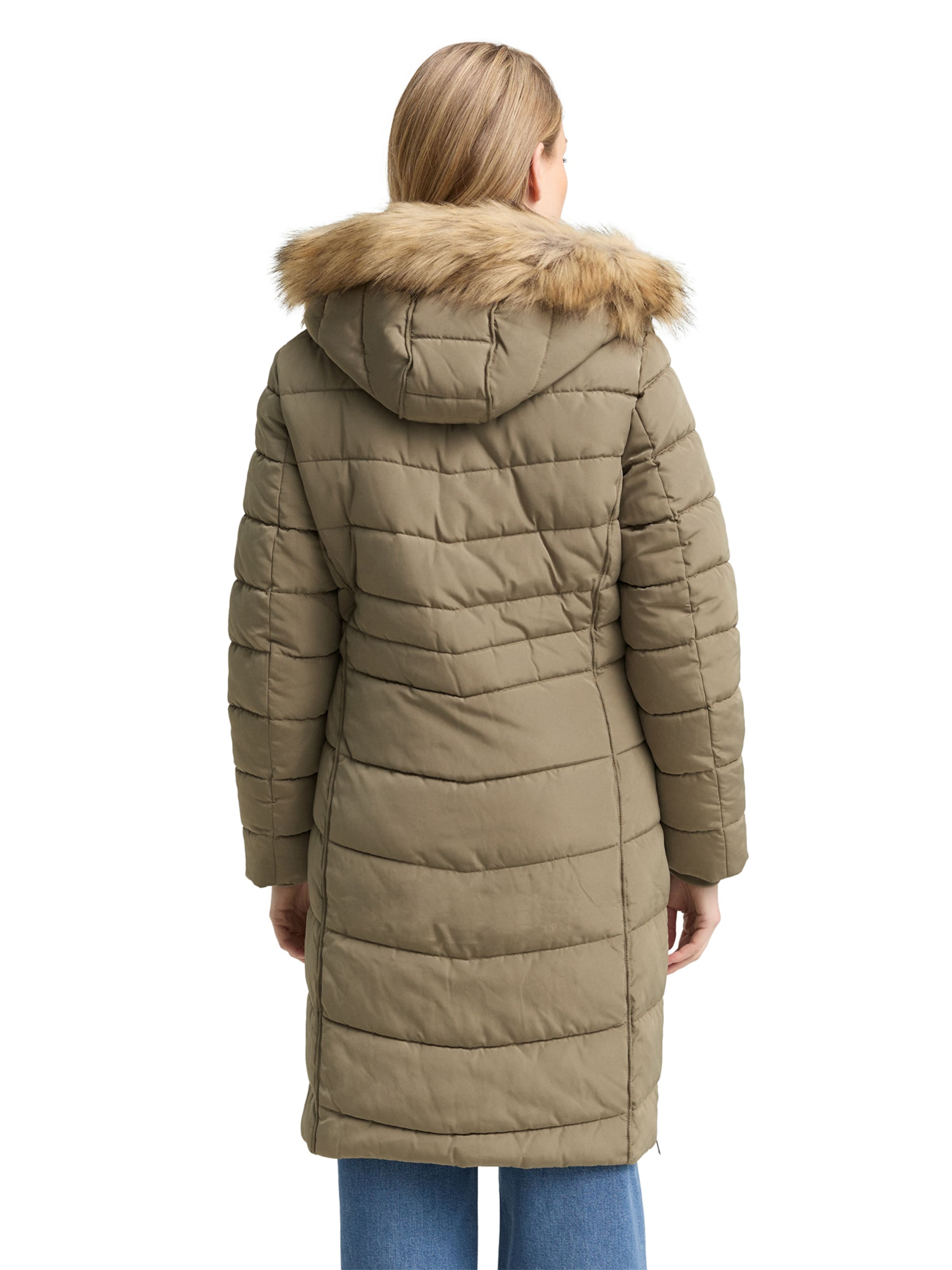 TOM TAILOR - Sobretudo de inverno em verde