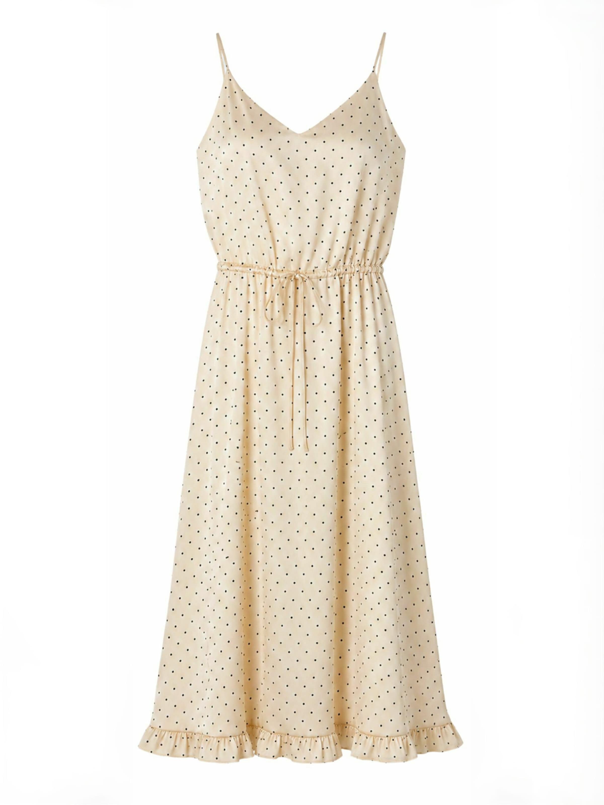 Coster Copenhagen - Vestido ' Dot ' en beige: frente