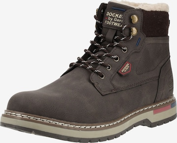 Boots stringati di Dockers by Gerli in marrone: frontale