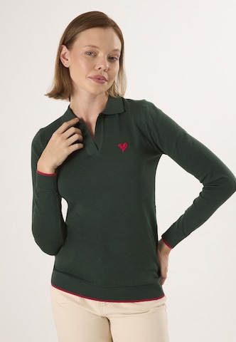 Felix Hardy Sweater in Green: front