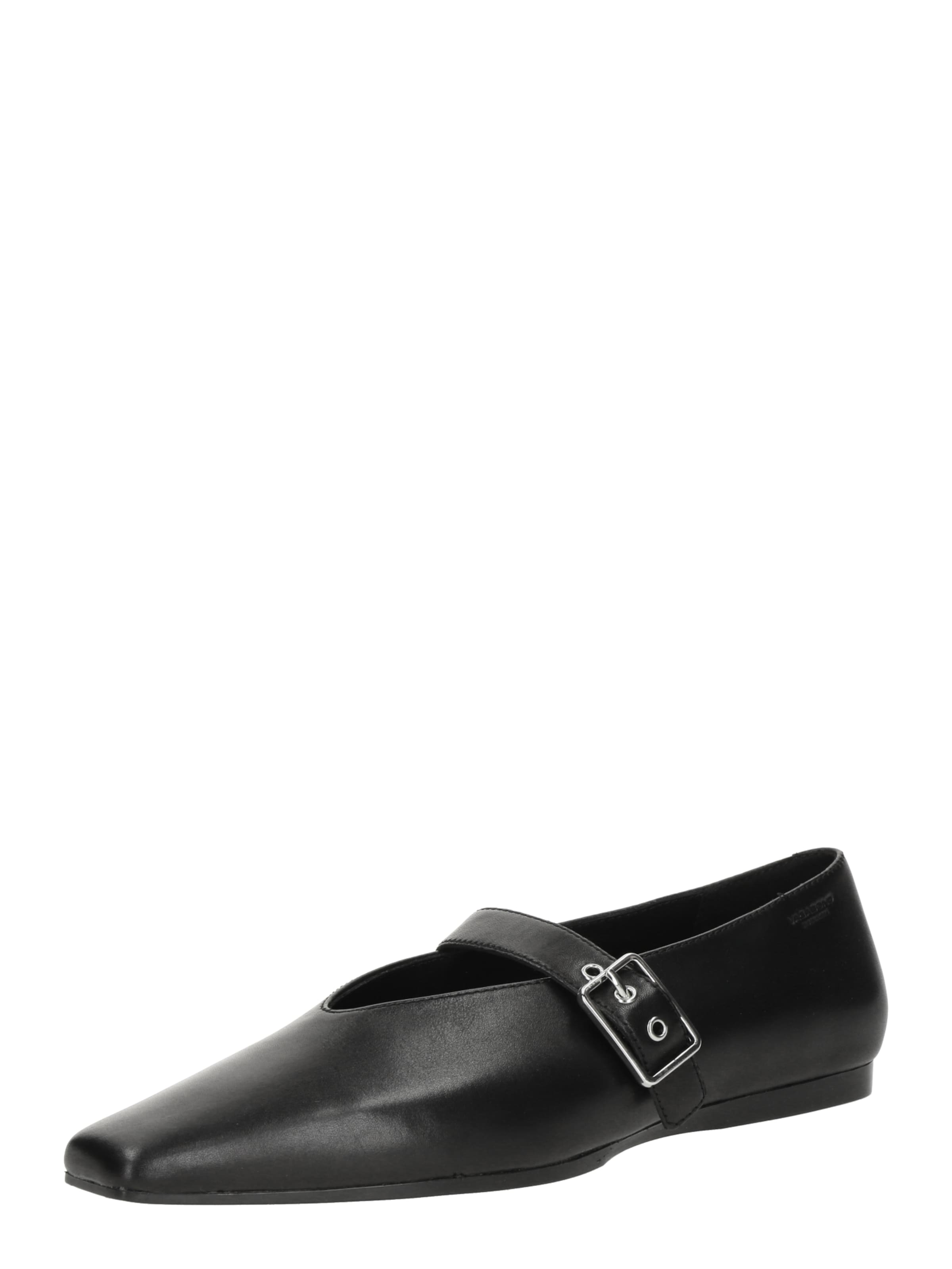 juoda VAGABOND SHOEMAKERS Balerinos su dirželiais 'WIOLETTA': priekis