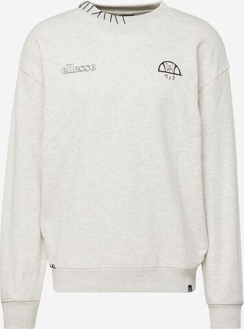 ELLESSE Sweatshirt 'Tempa' in Wit: voorkant