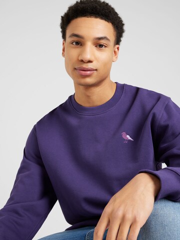 Sweat-shirt 'Embro Gull Mono' Cleptomanicx en violet