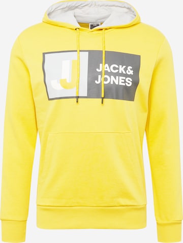 Bluză de molton 'LOGAN' de la JACK & JONES pe galben: față
