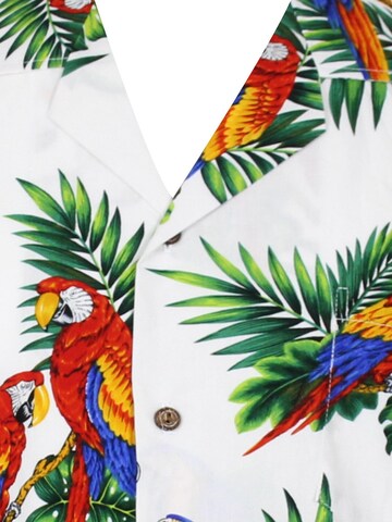 Pacific Legend Regular fit Button Up Shirt 'Kakadu' in White
