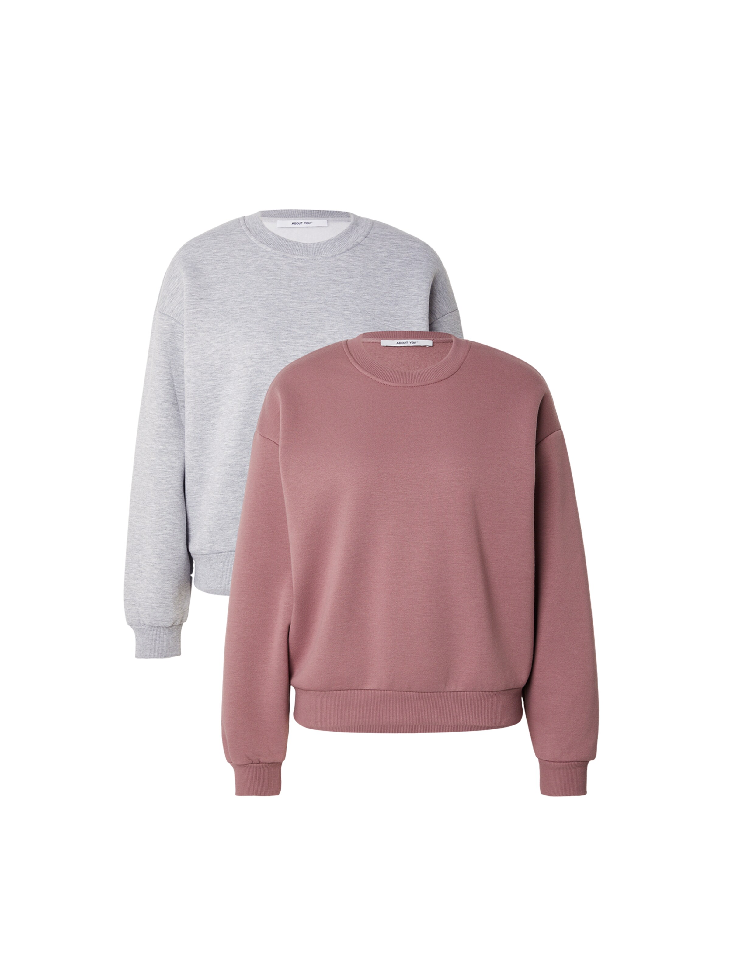 ABOUT YOU Sweatshirt 'Ina' in Grau: Vorderseite