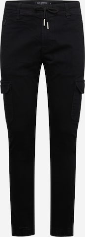 Elias Rumelis Tapered Cargo jeans in Black: front