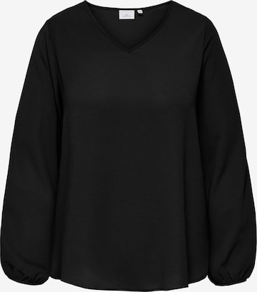 Camicia da donna 'CARVICA' di ONLY Carmakoma in nero: frontale