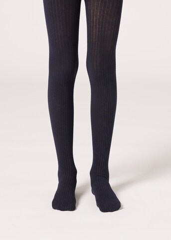 CALZEDONIA Tights in Blue: front