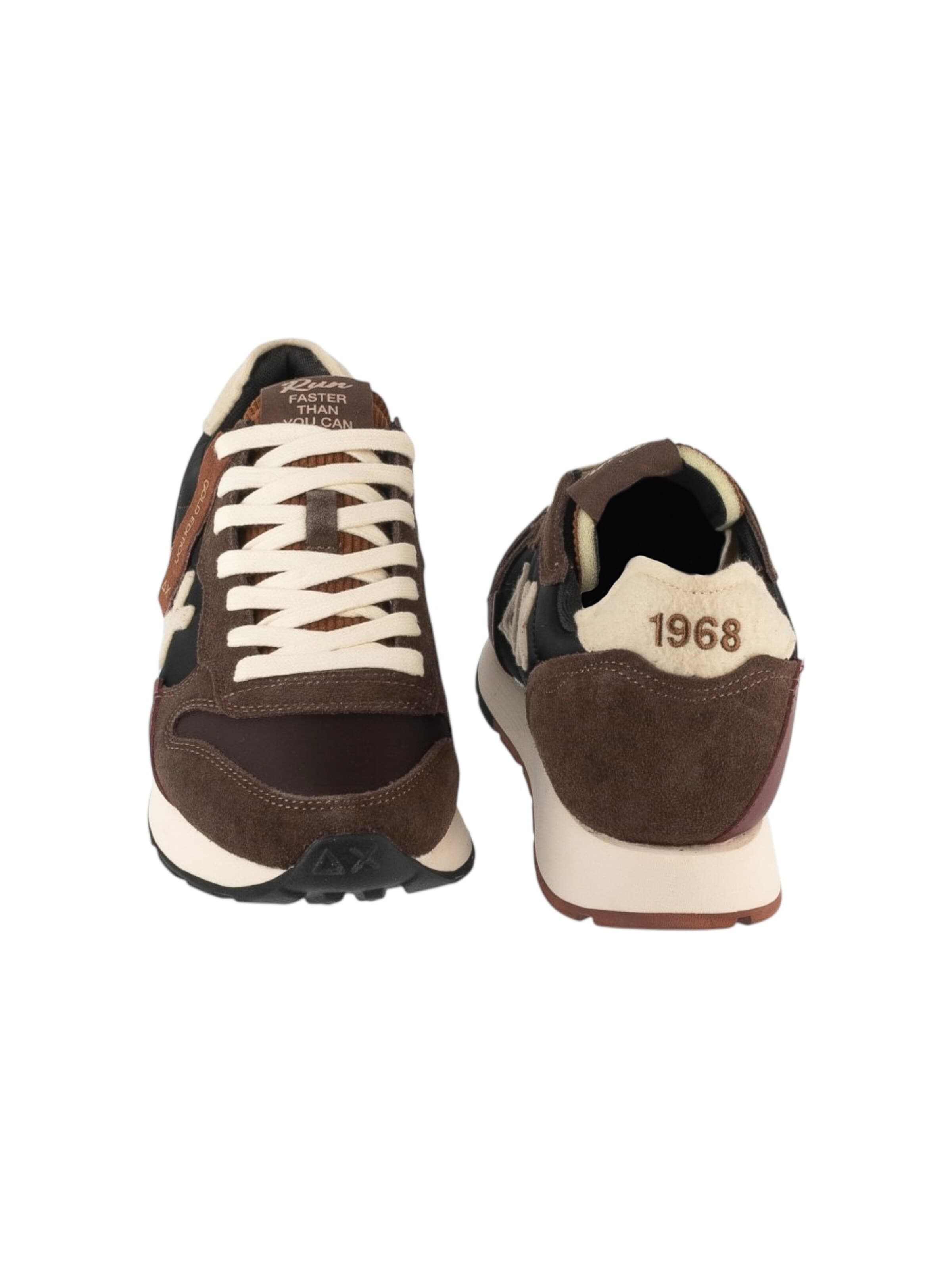 SUN68 Sneakers laag 'Tom Winter Style' in Bruin