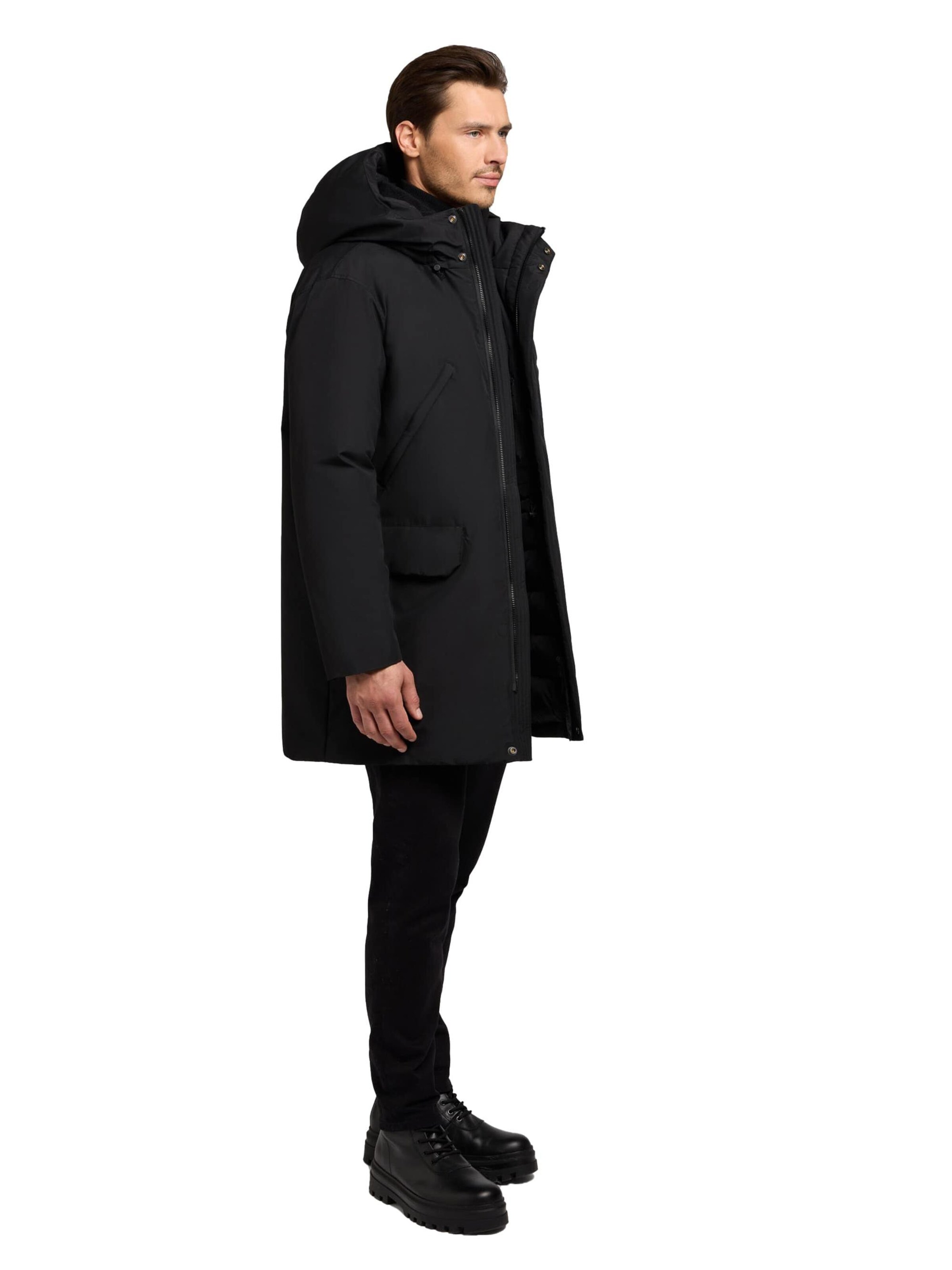 khujo Winterparka 'Figaro'‌‌ in Schwarz