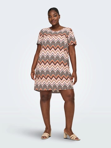 Robe 'CARLUX' ONLY Carmakoma en blanc : devant