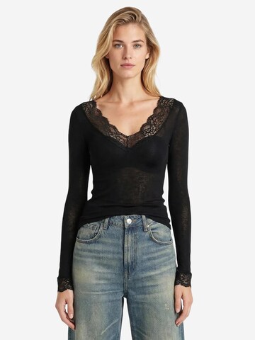Camicia da donna di Happiness İstanbul in nero: frontale