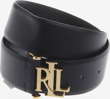 Lauren Ralph Lauren Gürtel XS in Schwarz: Vorderseite