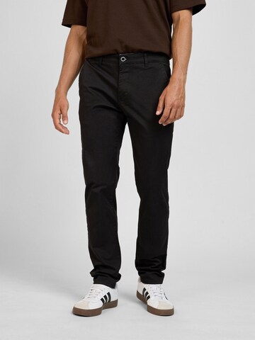 WOTEGA Slim fit Chino Pants 'Glenn' in Black