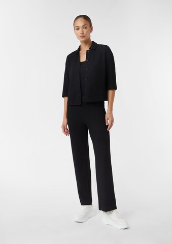COMMA Regular Broek in Zwart